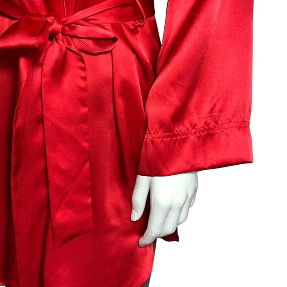 VINTAGE Victoria's Secret Gold Label 100% Silk Robe - Picture 6 of 7
